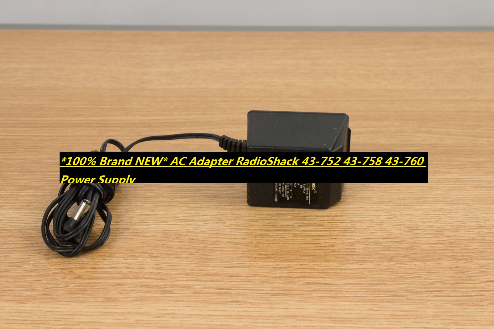 *100% Brand NEW* AC Adapter RadioShack 43-752 43-758 43-760 Power Supply